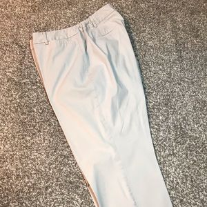 Talbots Women ankle dress pants, Size 16W. Khaki